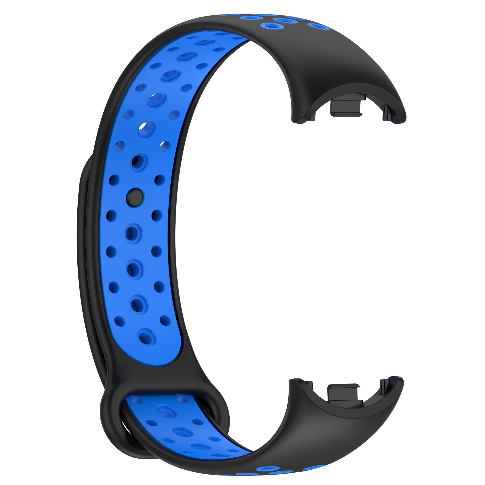 For Xiaomi Smart Band 8 Silicone Watch Bands Dual-color Sport Strap with Silicone Connector For Xiaomi Smart Band 8 Silicone Watch Bands Dual-color Sport Strap with Silicone Connector